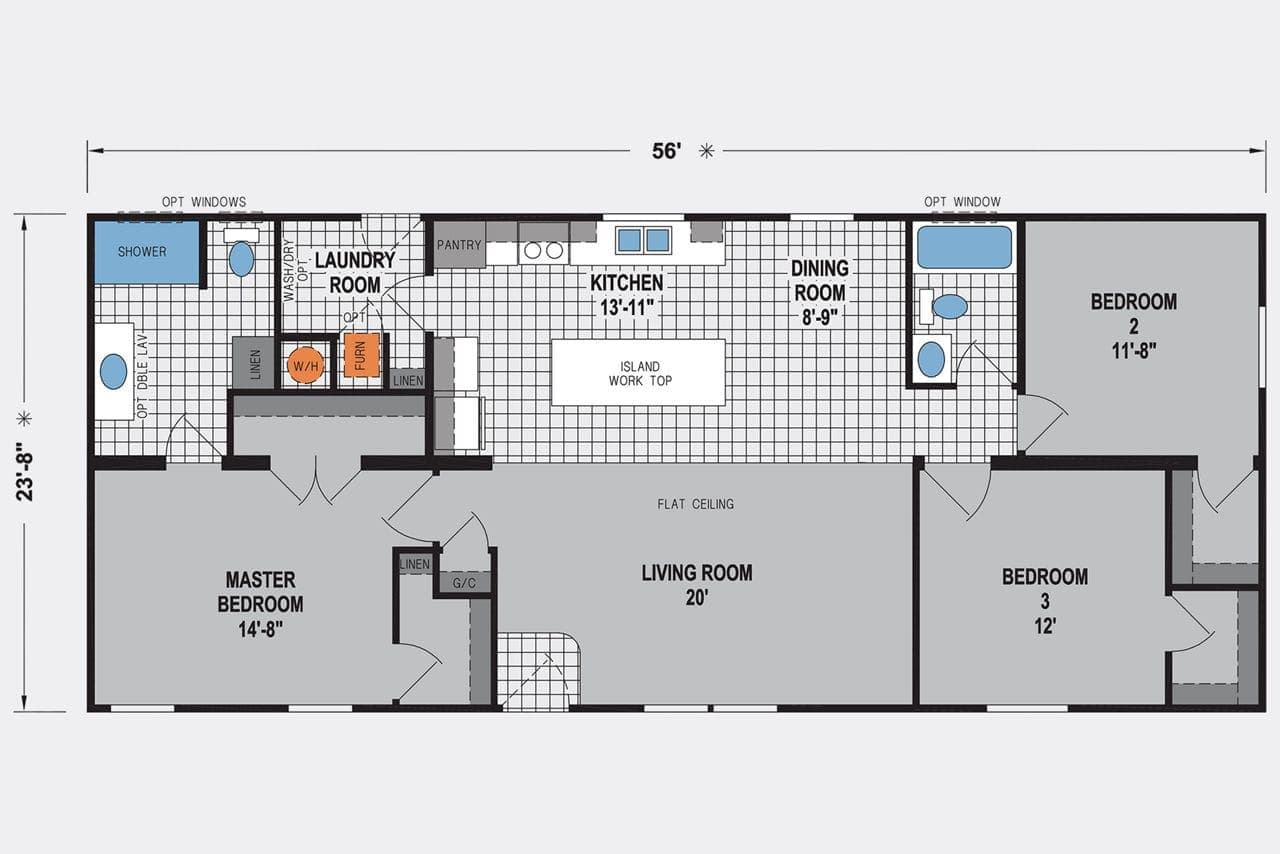 The Madi - Double Wide manufactured home by Skyline Homes
